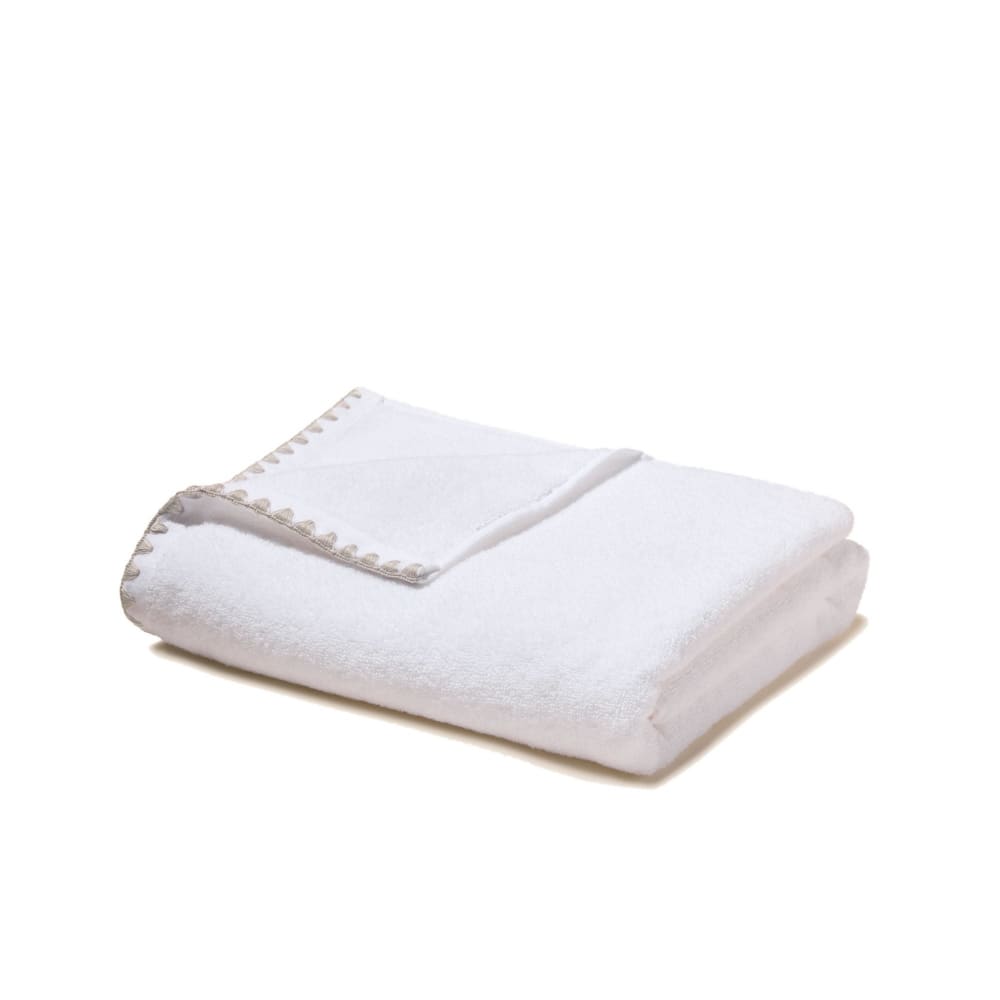 Serviette de toilette en coton blanc 70x130 cm