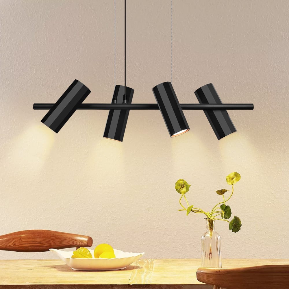 Pendelleuchte Eisen 66x15x170cm schwarz GU10 - Maisons Du Monde