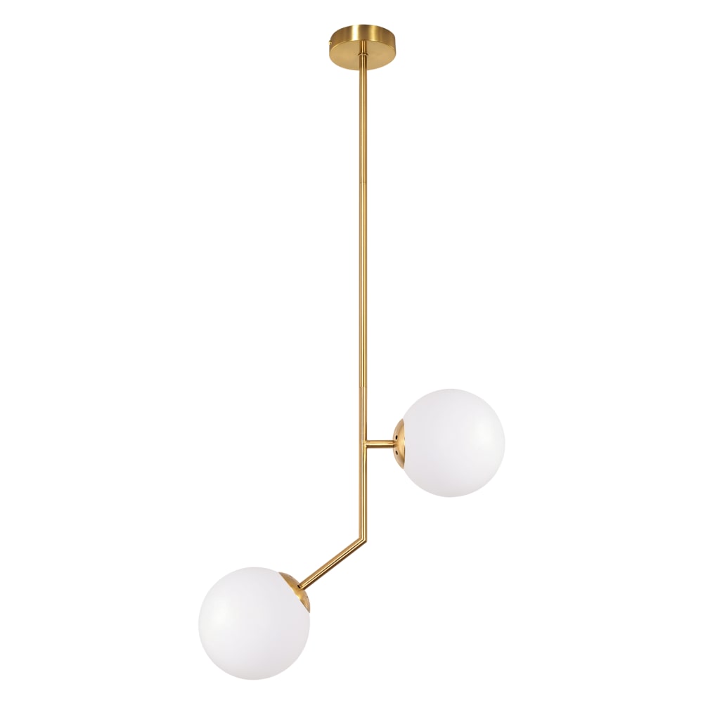 Suspension en fer doré 41x15x92cm g9