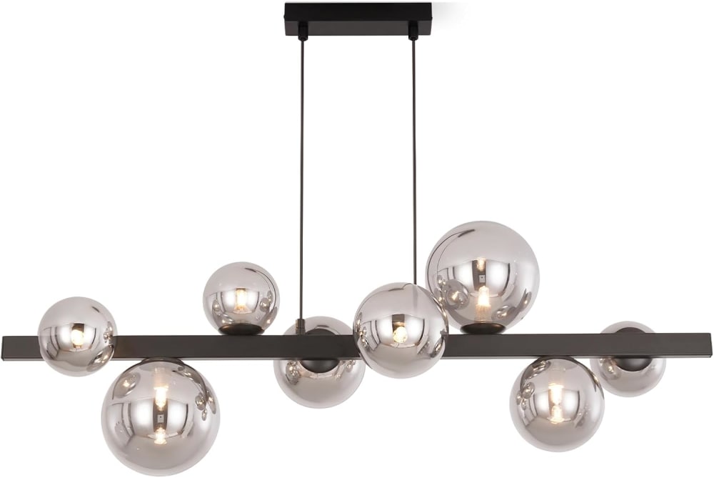 Suspension en fer gris 90x25x160cm g9