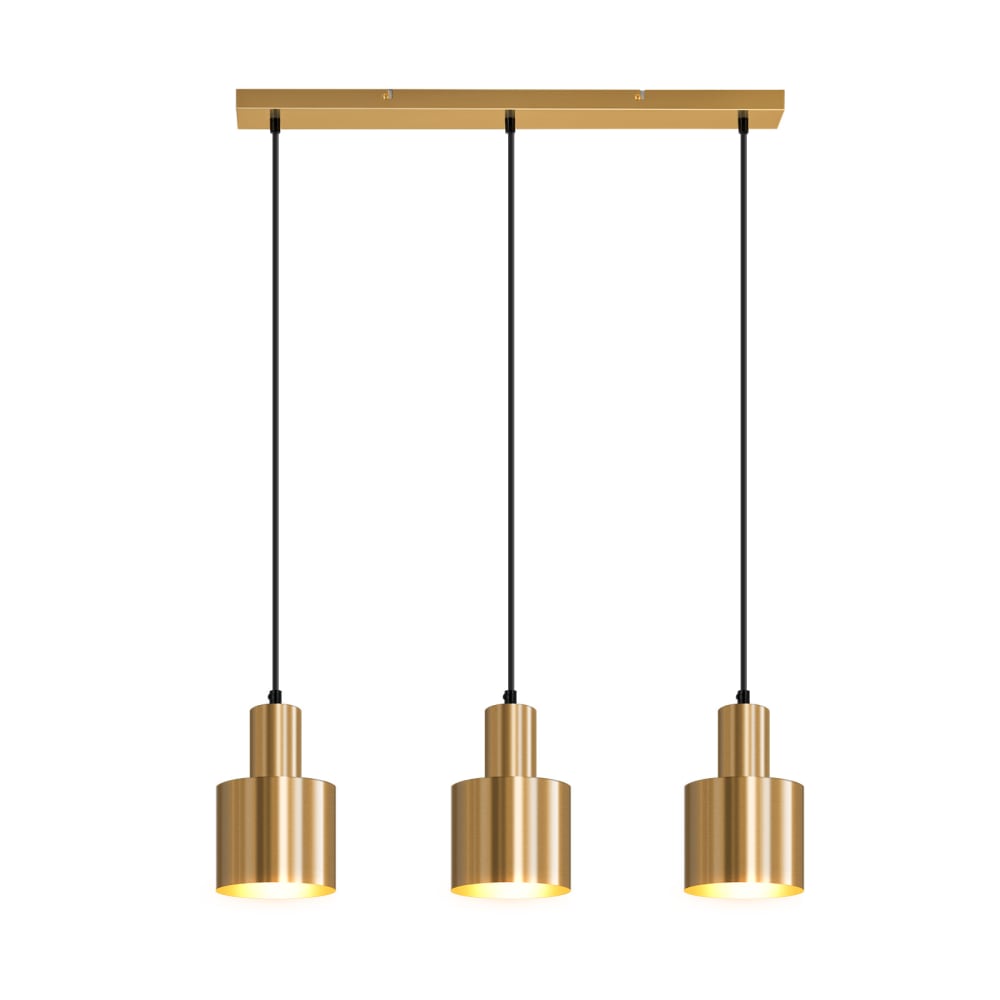 ZMH Pendelleuchte Eisen 12x65x143cm gold E27 - Stahl
