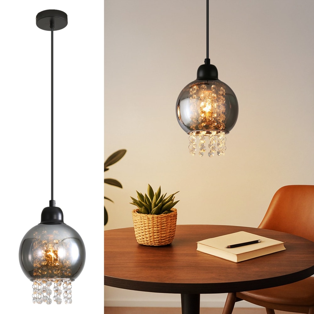 Pendelleuchte Eisen 175x15x15cm schwarz E27 - Maisons Du Monde