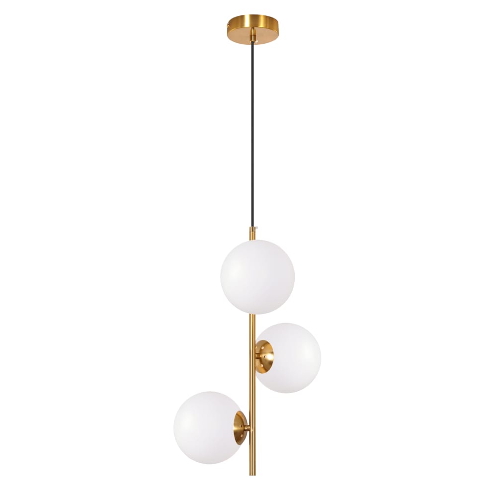 ZMH Pendelleuchte Eisen 34.5x34.5x150cm gold G9 - Stahl