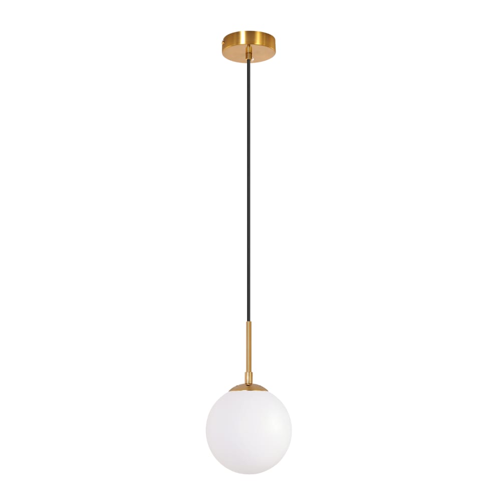 Suspension en fer doré 15x15x150cm g9