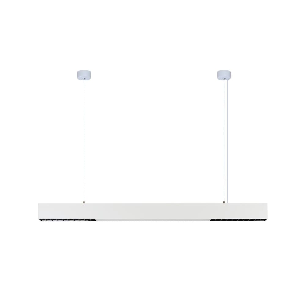 ZMH Pendelleuchte Aluminium 106.5x7.5x3.3cm weiß LED - Aluminium