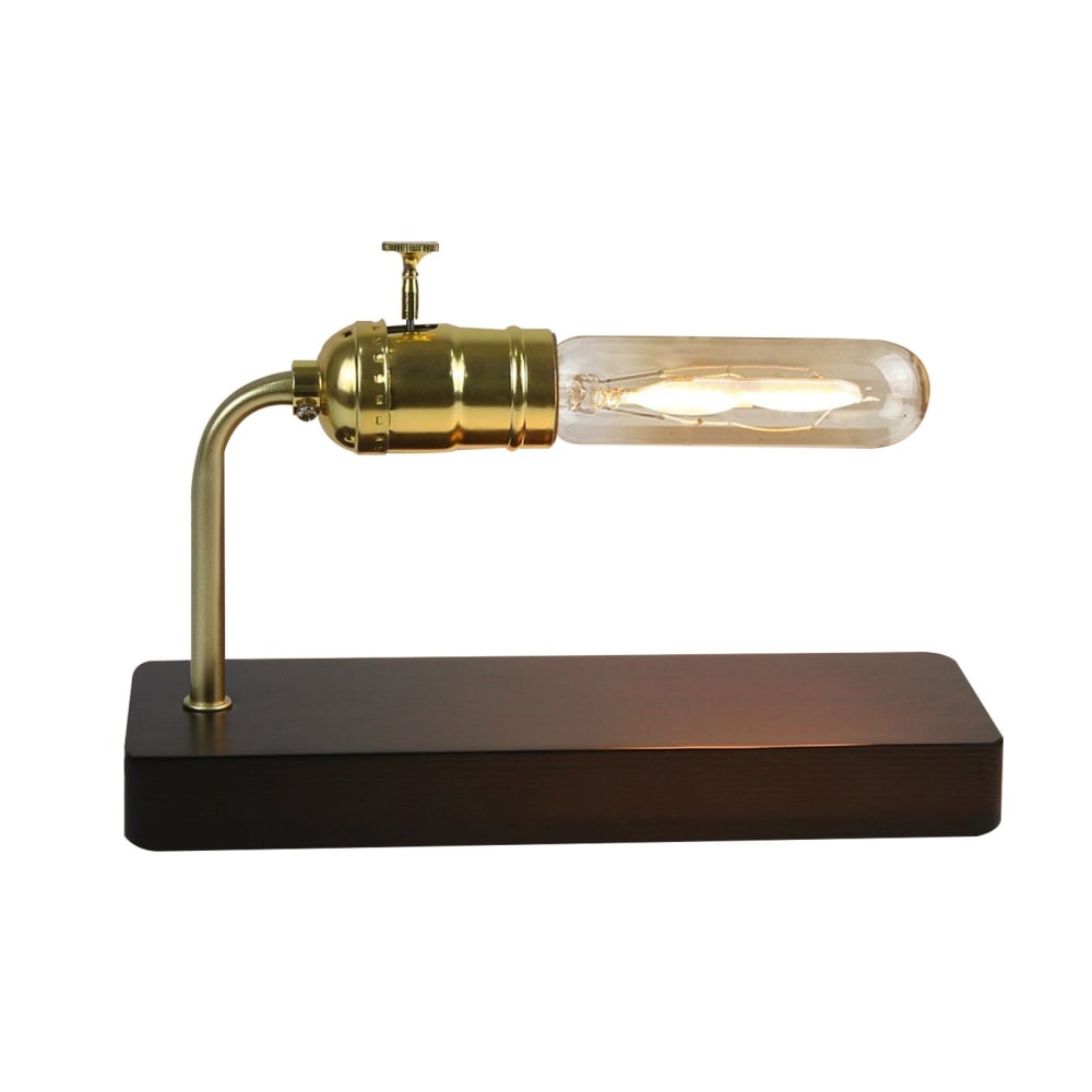 Lampe de table en fer noir 23x8x15.1cm