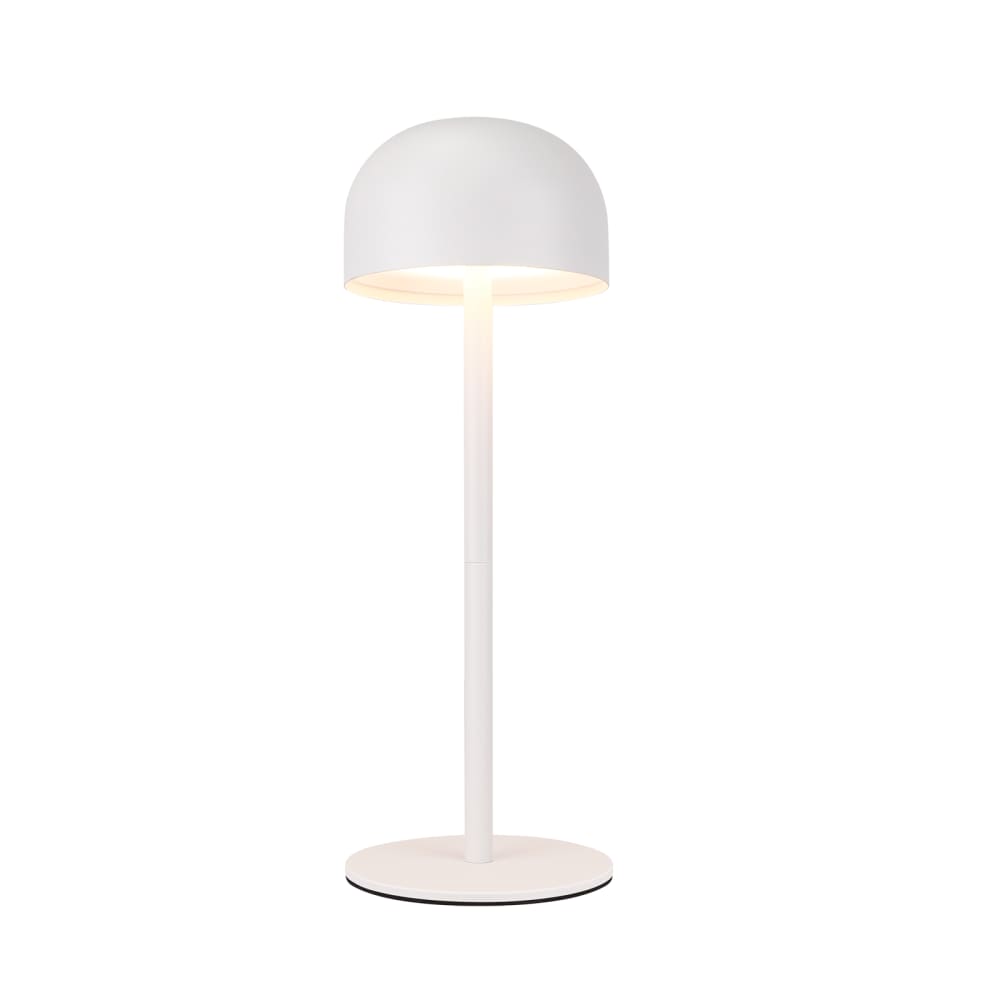 ZMH Tischlampe Eisen 9x9x25cm Weiß LED Weiß Stahl