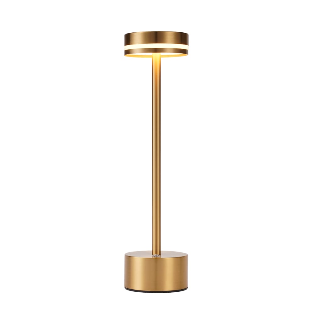 Lampe de table en fer doré 8x8x31.5cm led
