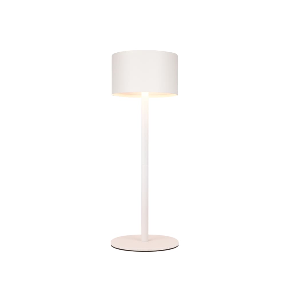 ZMH Tischlampe Eisen 9x9x25cm Weiß LED Weiß Stahl
