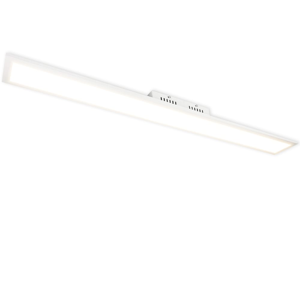 Plafonnier en fer aluminium blanc 120x14.5x5.5cm led 42w
