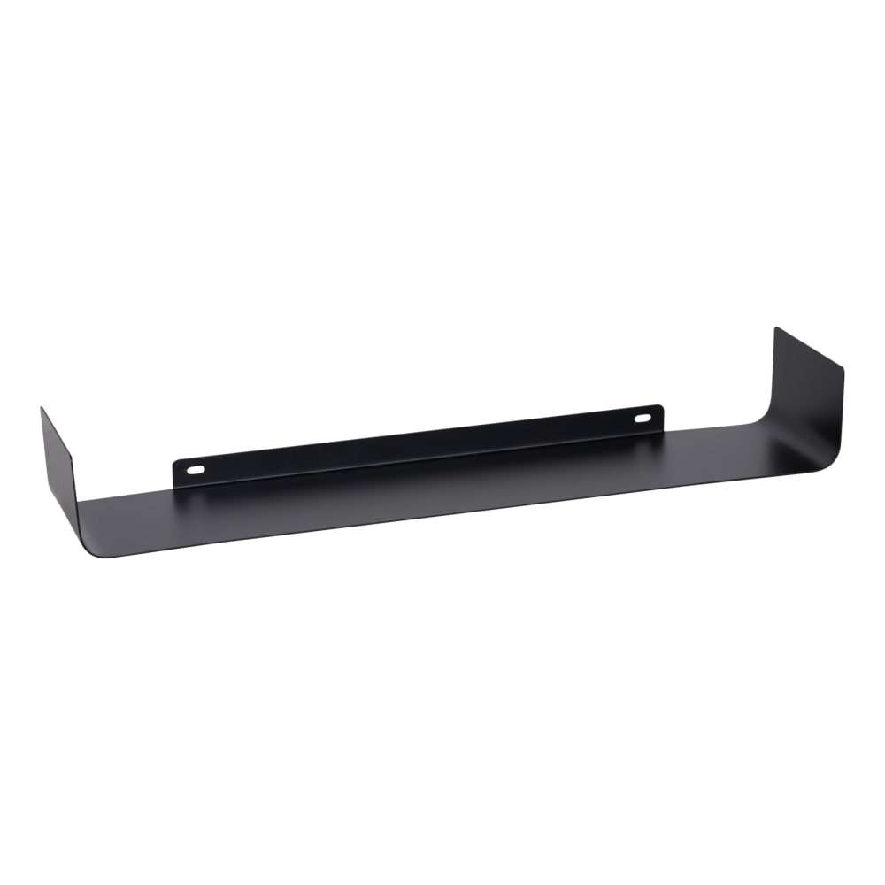 Étagère murale en acier design métal noir 12 x 7