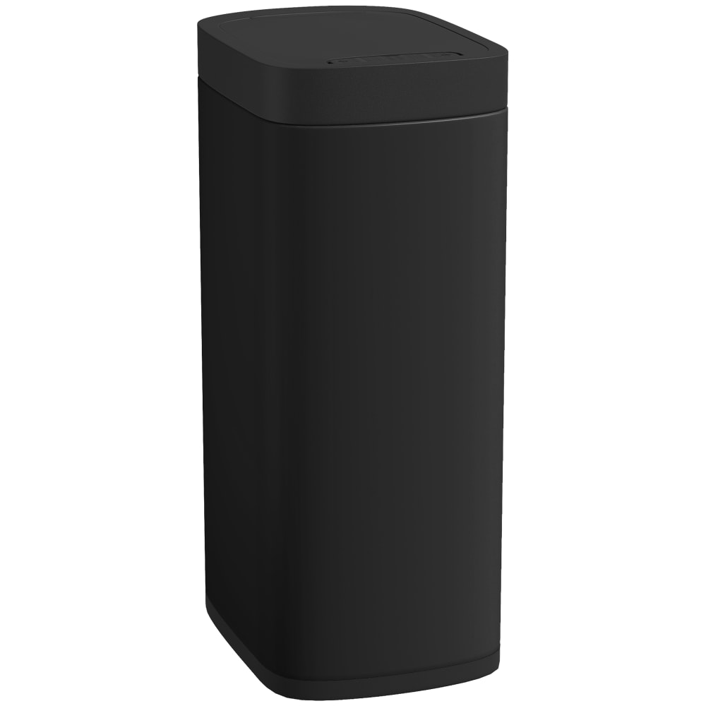 Poubelle de cuisine automatique 50l métal et abs noir
