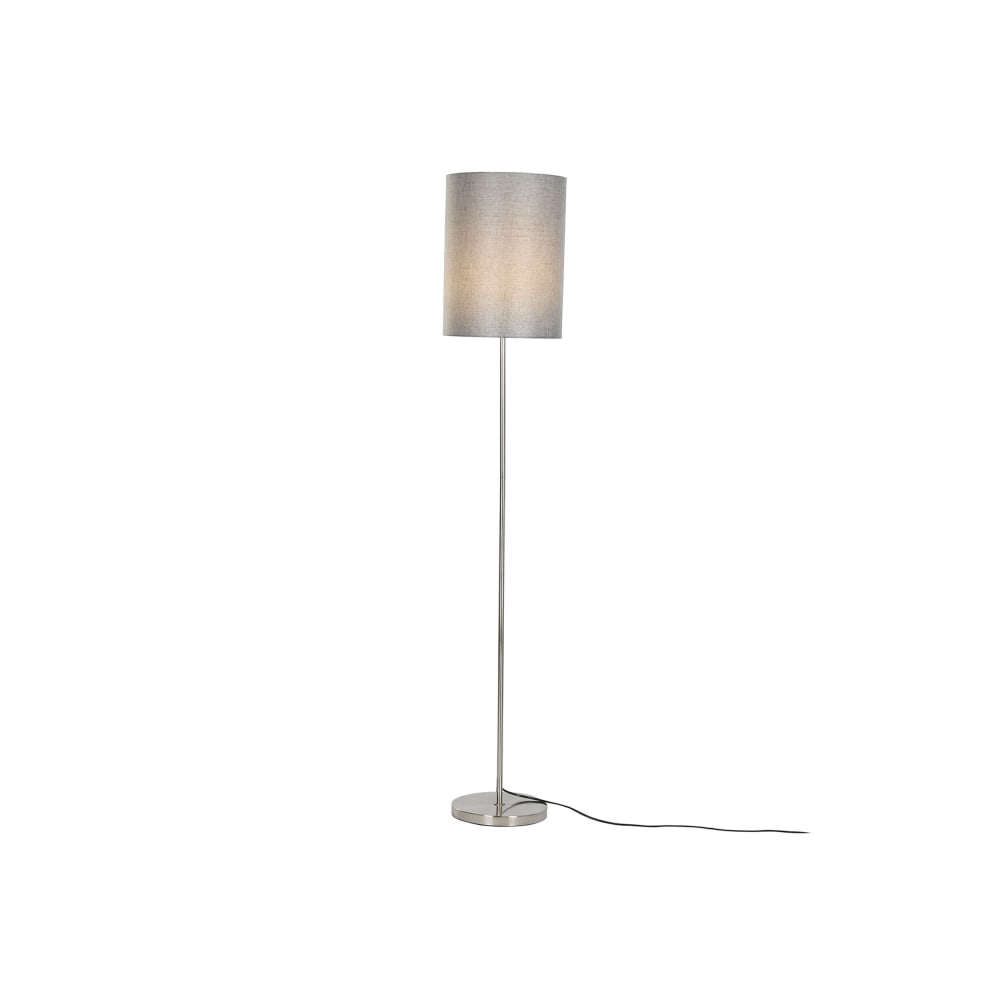 Lampadaire en polyester et acier gris 30x30x160 cm — vue 4