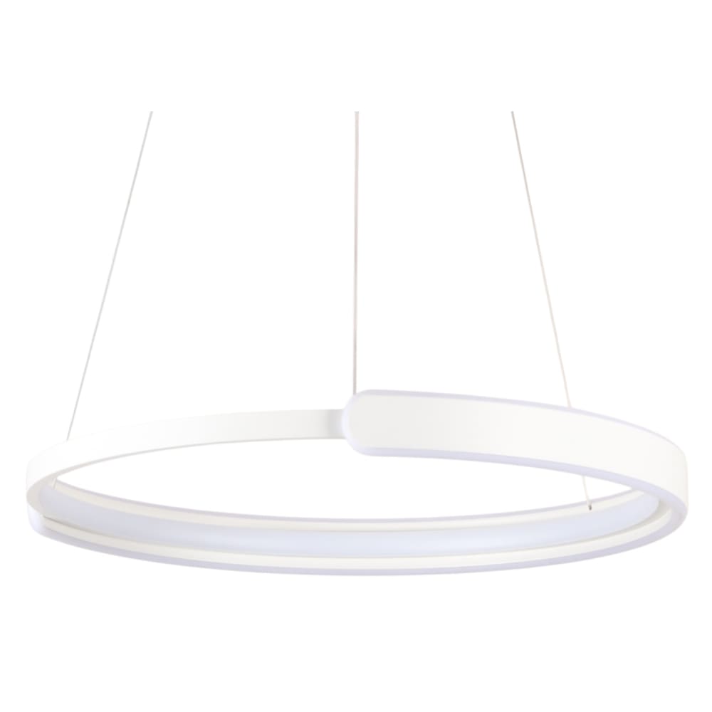 Plafonnier led en aluminium blanc 53x53 cm