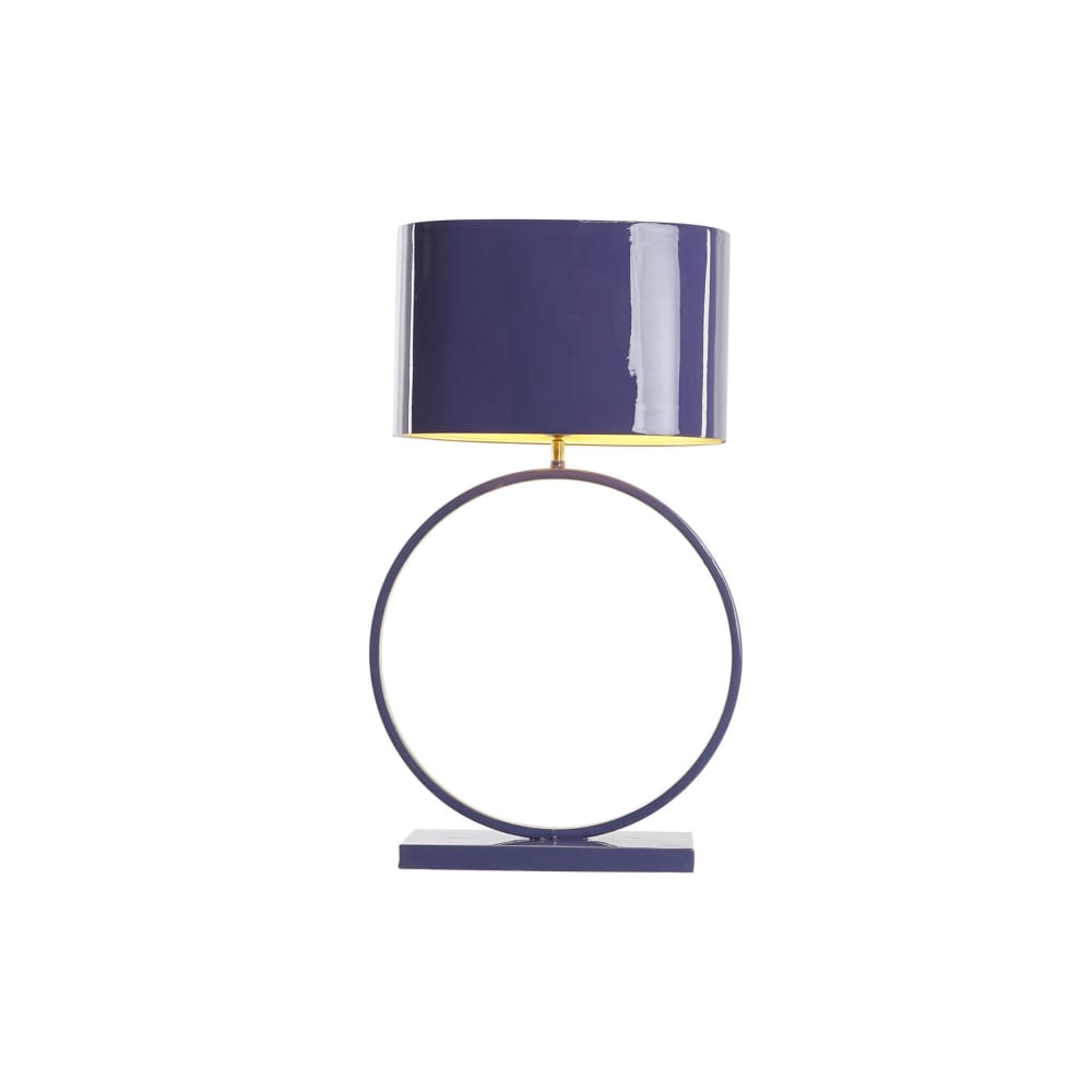 Lampe en fer violet 41x20x71 cm