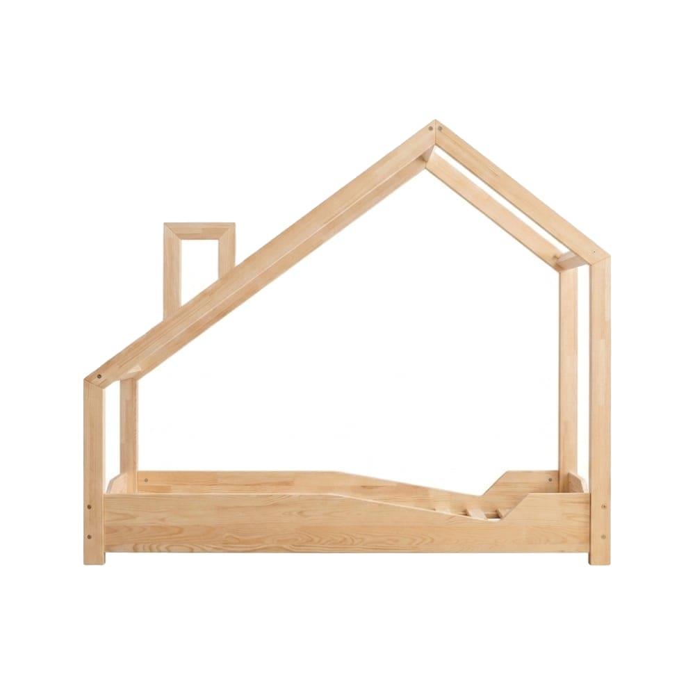 Lit cabane enfant luna a 80×190 cm, pin massif