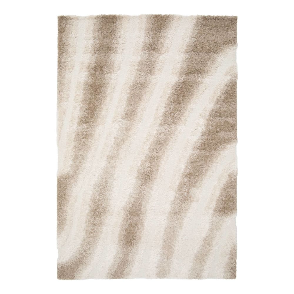 Tapis intérieur motif rayé beige 120x170cm Tapis intérieur motif rayé beige 120x170cm