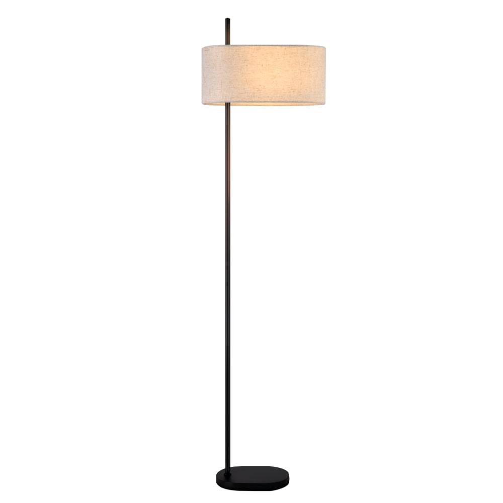 ZMH Stehlampe Eisen 40x21.2x155cm schwarz E27 style modern - Stahl