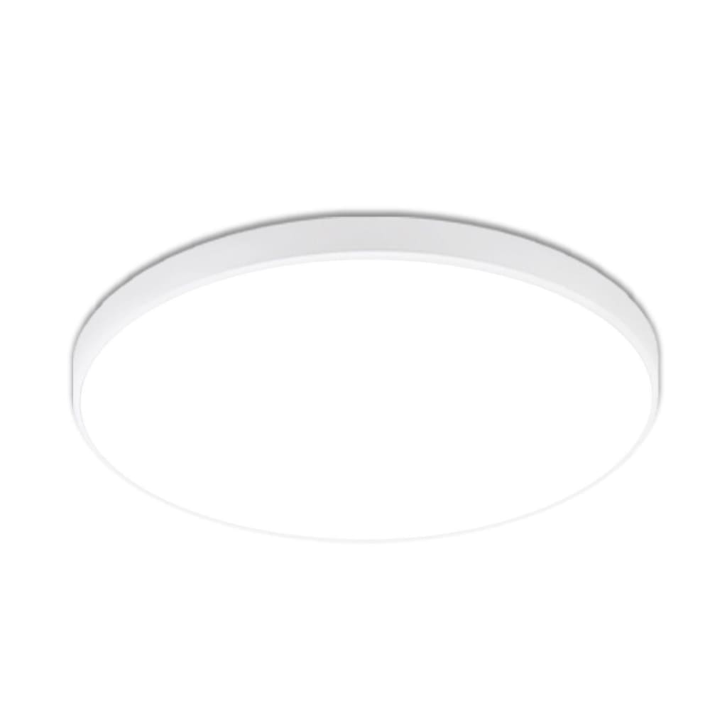 Plafonnier en pvc blanc 21x21x5.7cm led 3000k 12w
