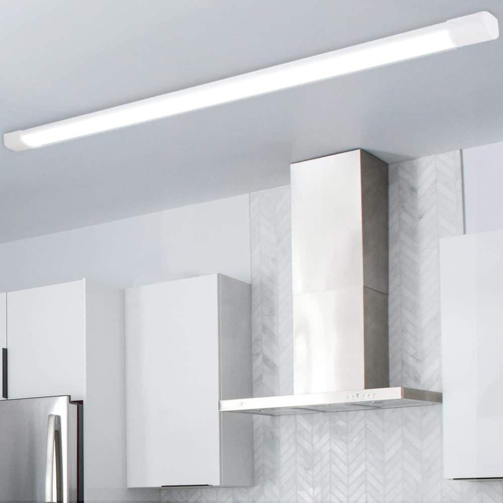 Plafonnier en pvc blanc 120x5.7x2.6cm led 4000k 36w — vue 4