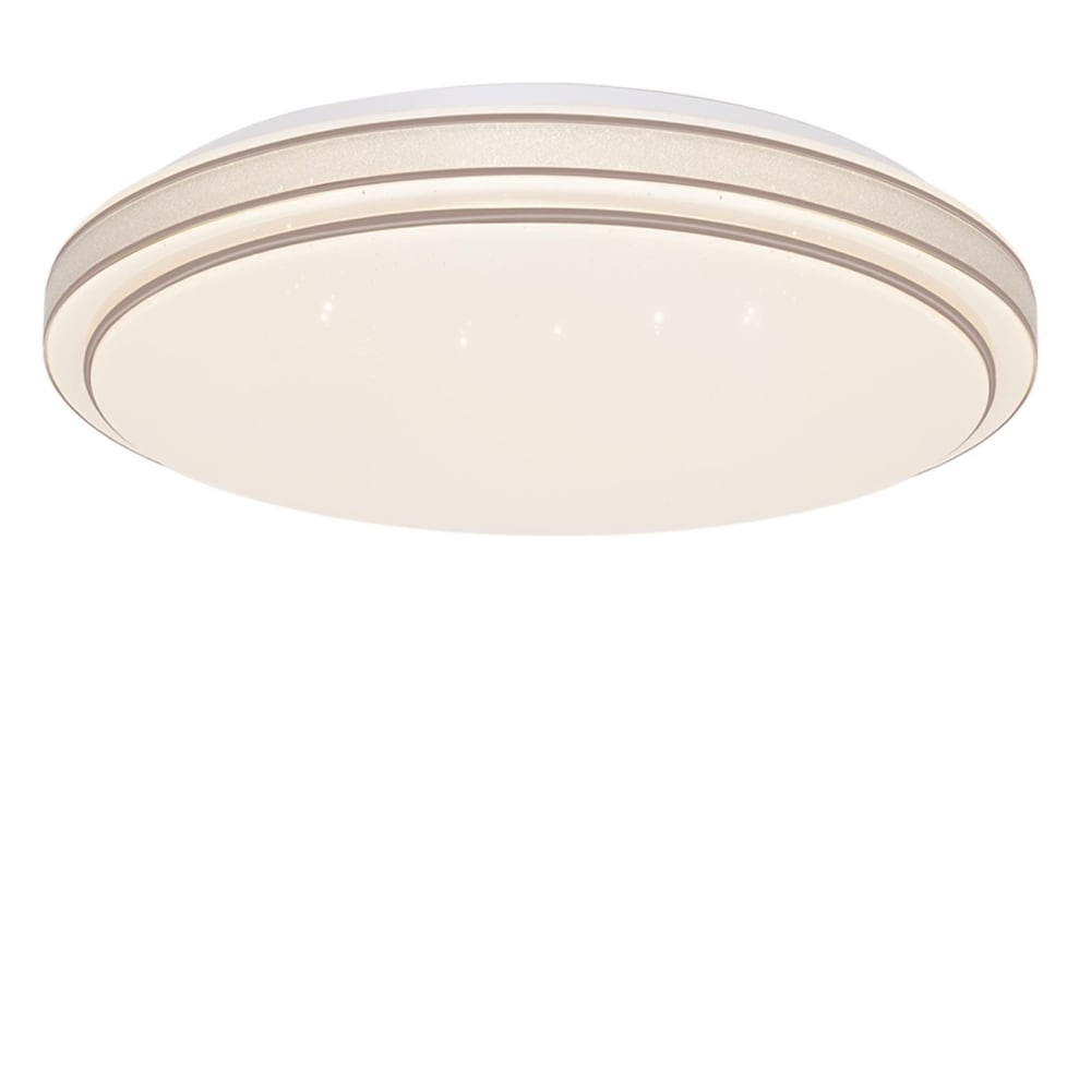 ZMH Deckenleuchte Plastik 27x27x6cm Weiß LED 3000K 12W style modern Weiß Pc - Polycarbonat