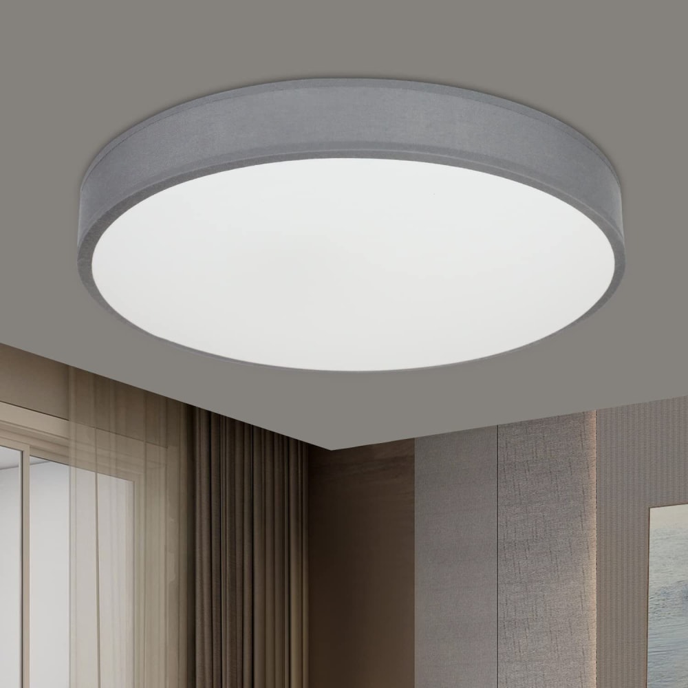 Plafonnier en fer vert 30x30x5cm led 3000k 12w — vue 4
