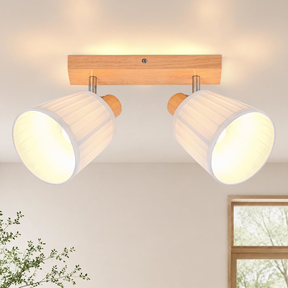 Spot de plafond marron 30x19x25cm e14 — vue 3