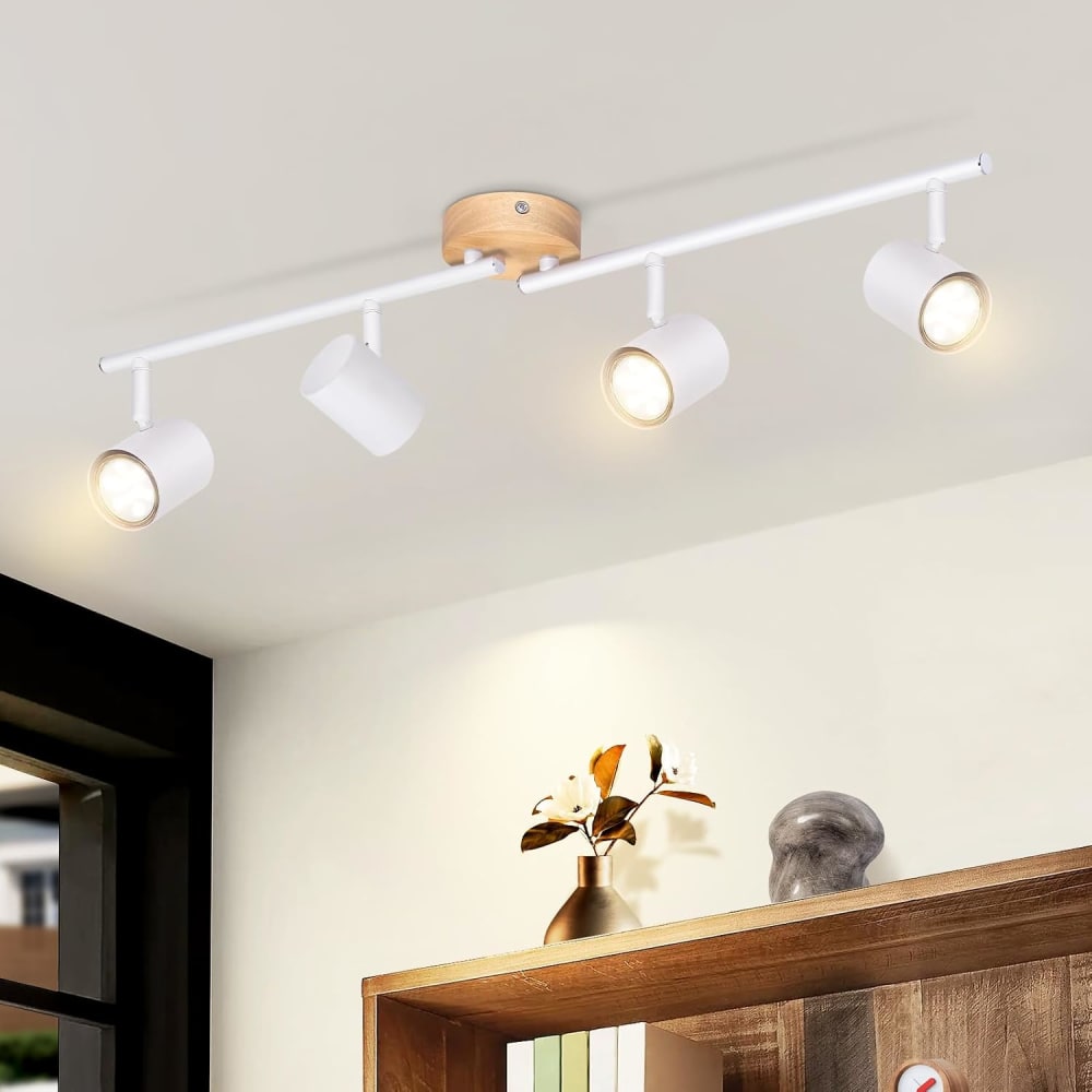 Spot de plafond en fer blanc 72.5x9x14.5cm gu10 — vue 3