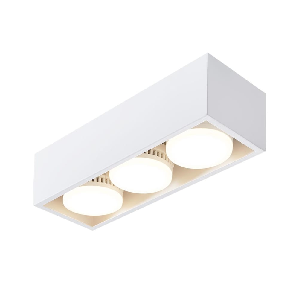 Spot de plafond en fer blanc 30x10x8cm