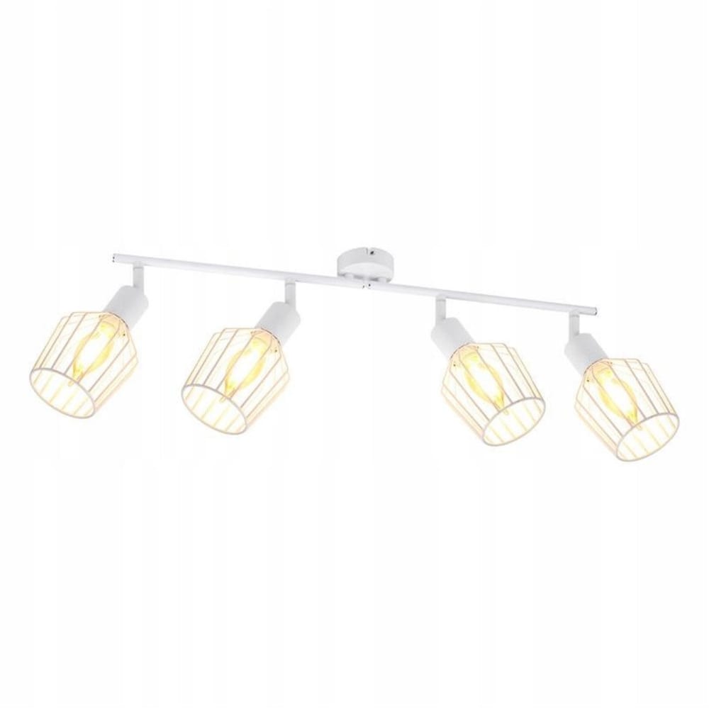 Spot de plafond en fer blanc 72x12x24cm e14