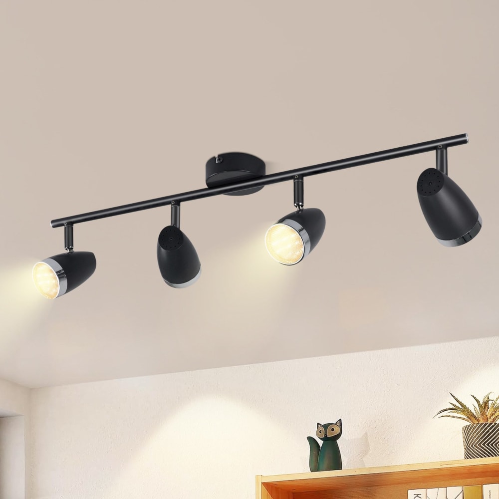 Spot de plafond en fer gris 60x8x15.5cm — vue 3