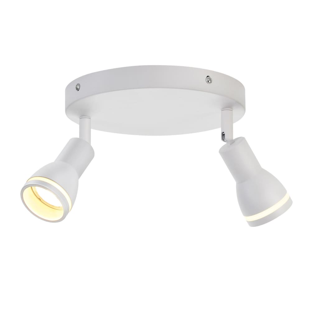 Spot de plafond en fer blanc 20x20x15.7cm gu10