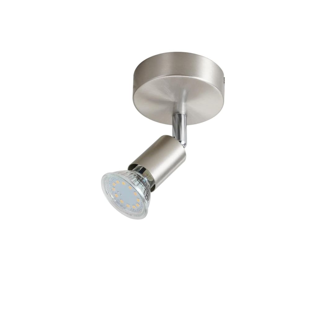 Spot de plafond en fer gris 7.7x8x10.5cm gu10