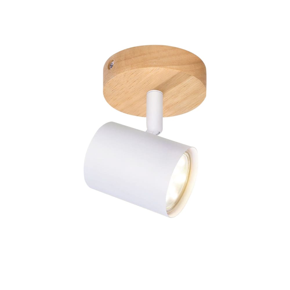 Spot de plafond en fer blanc 9x9x13.5cm gu10
