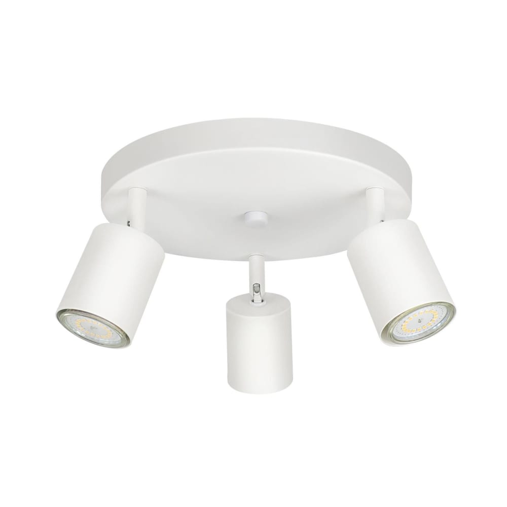 Spot de plafond en fer blanc 24x24x14cm gu10