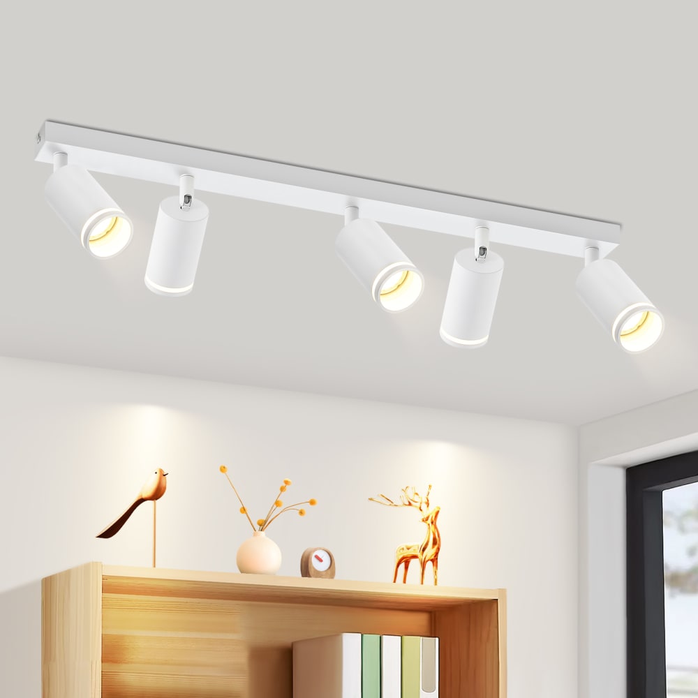 Spot de plafond en fer blanc 73x5x17cm gu10 — vue 3
