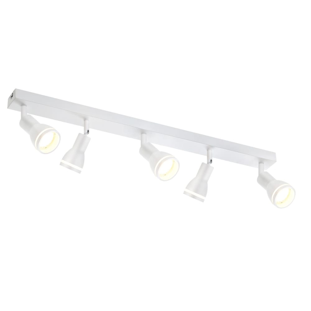 Spot de plafond en fer blanc 69x5x15.7cm gu10