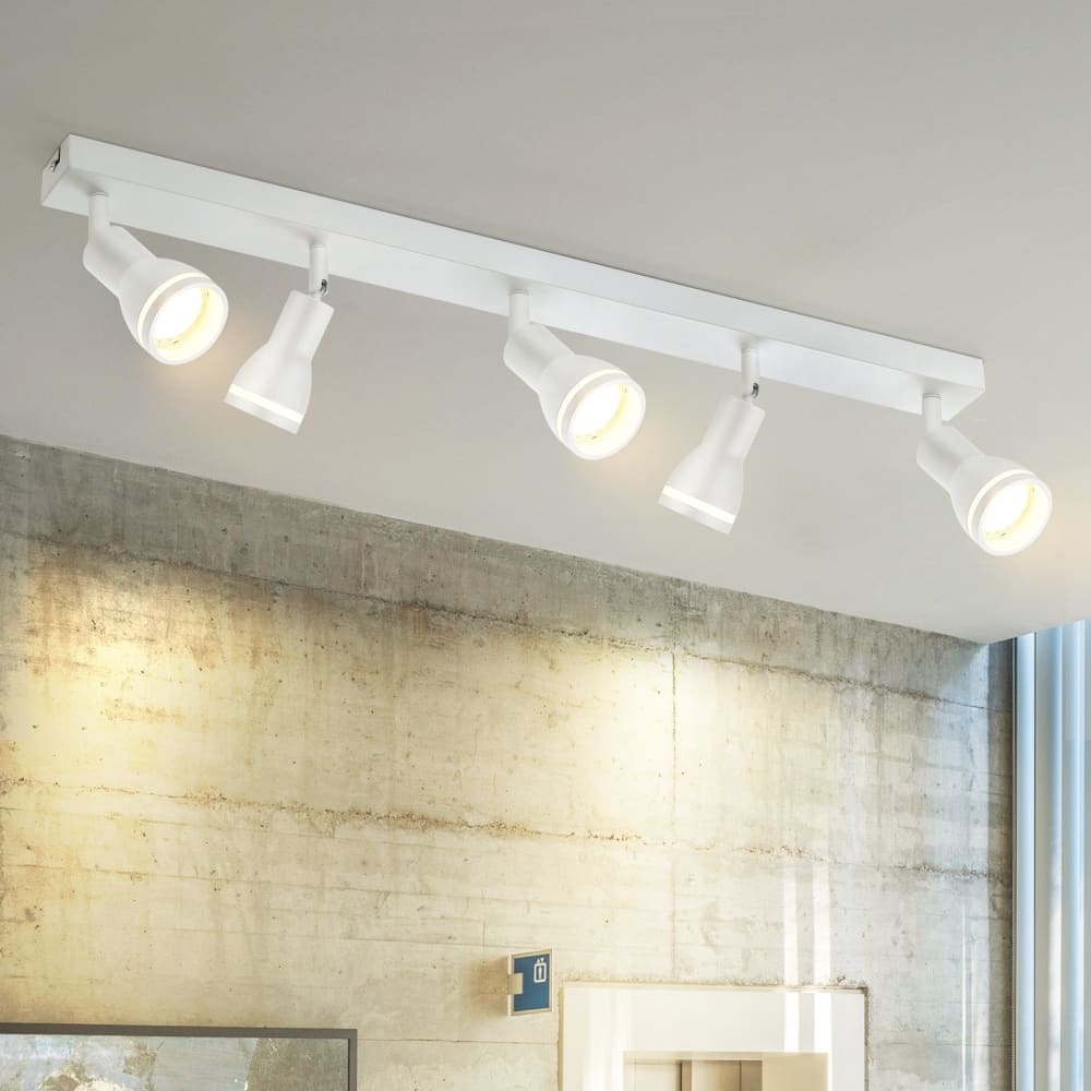 Spot de plafond en fer blanc 69x5x15.7cm gu10 — vue 3