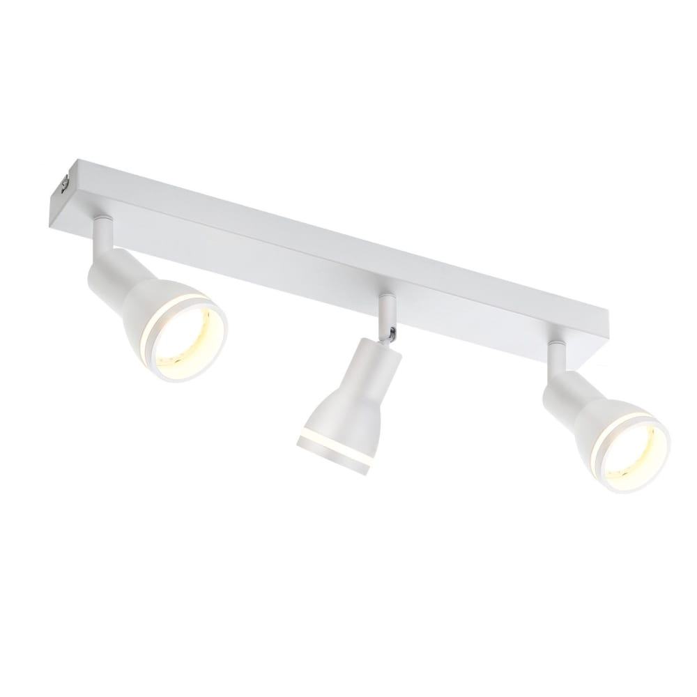 Spot de plafond en fer blanc 42x5x15.7cm gu10