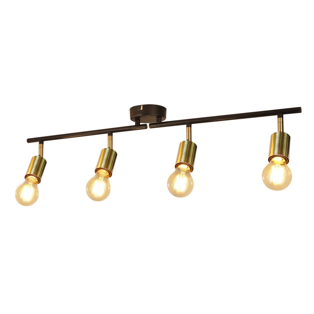 Spot de plafond en fer doré 74x13.5x9cm e27