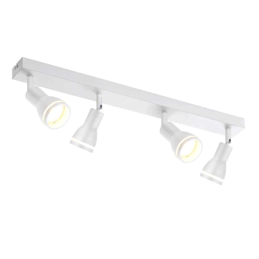 Spot de plafond en fer blanc 55x5x15.7cm gu10
