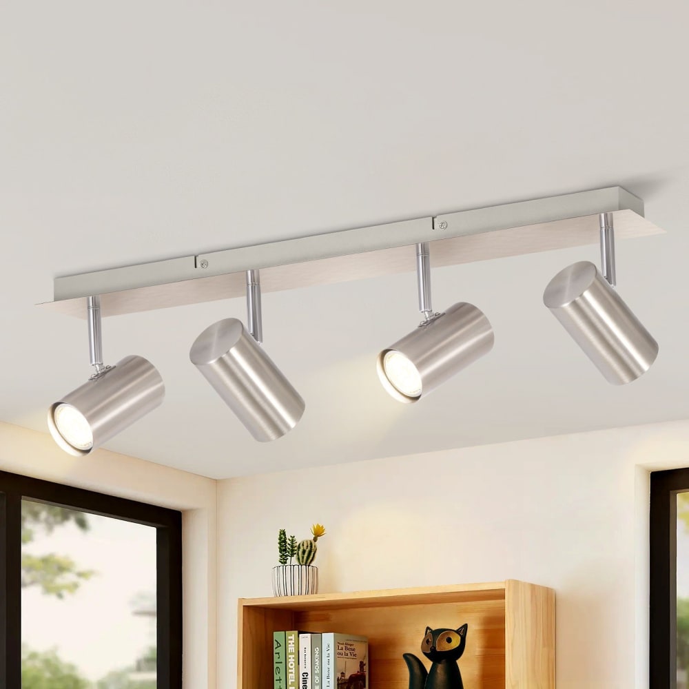 Spot de plafond en fer gris 62x16.5x5.5cm gu10 — vue 3