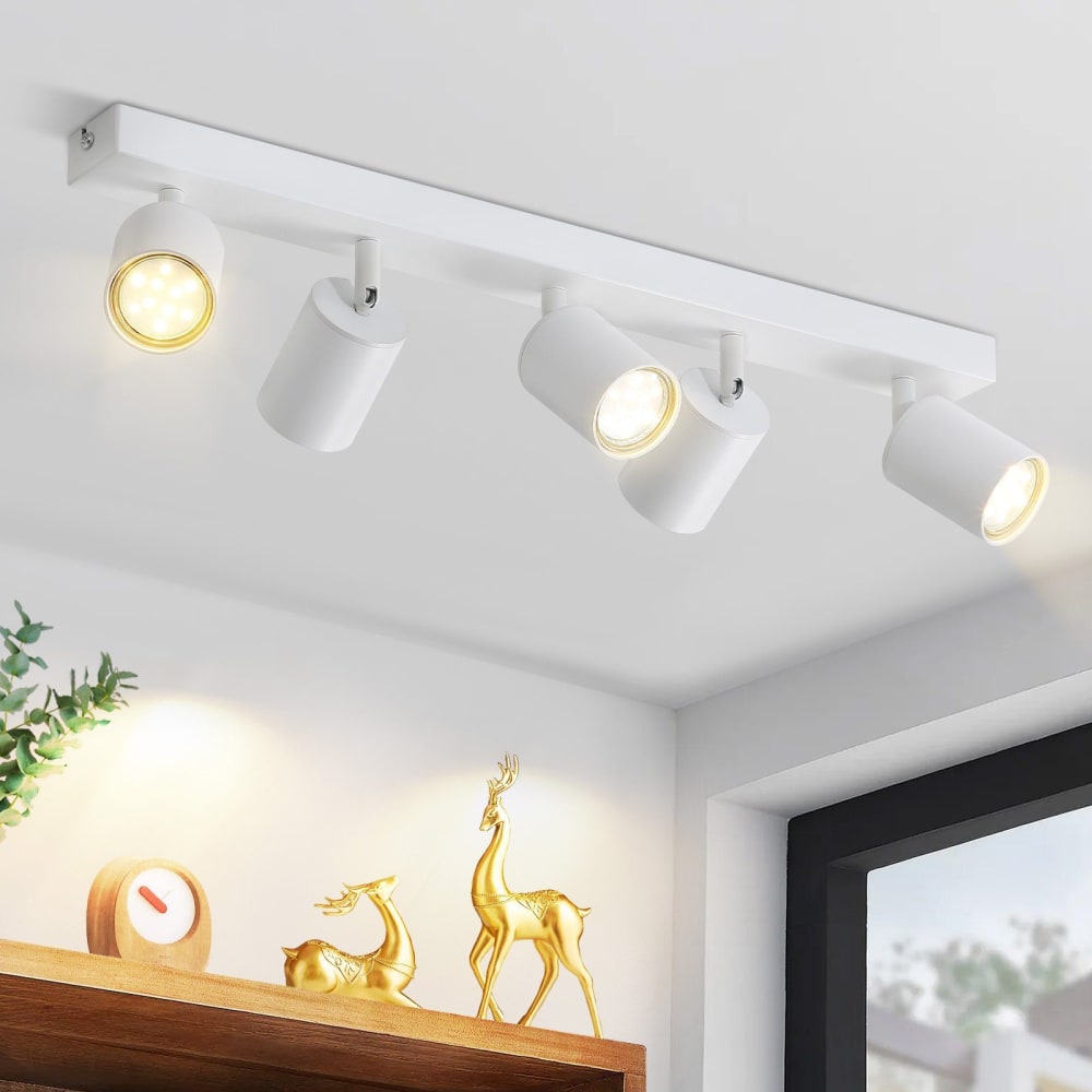 Spot de plafond en fer blanc 55x5.5x13.7cm gu10 — vue 3
