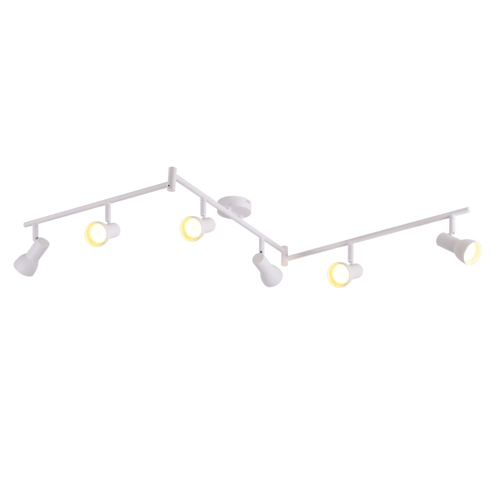 Spot de plafond en fer blanc 150x8x18.5cm gu10