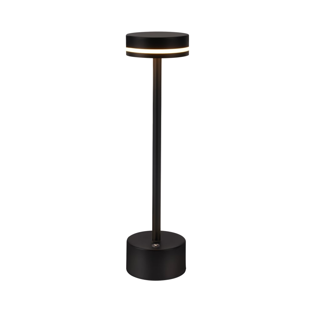 Lampe de table en fer noir 8x8x31.5cm led