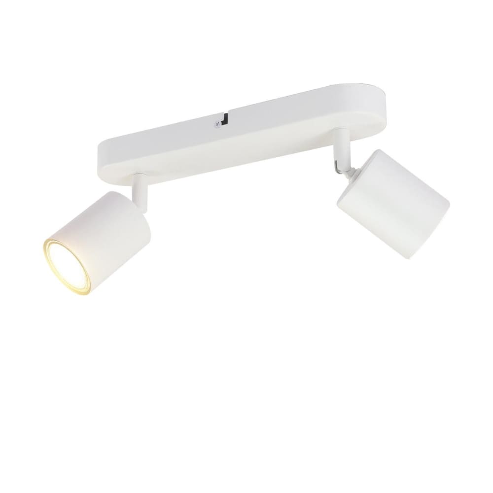 Spot de plafond en fer blanc 26.5x6x14cm gu10