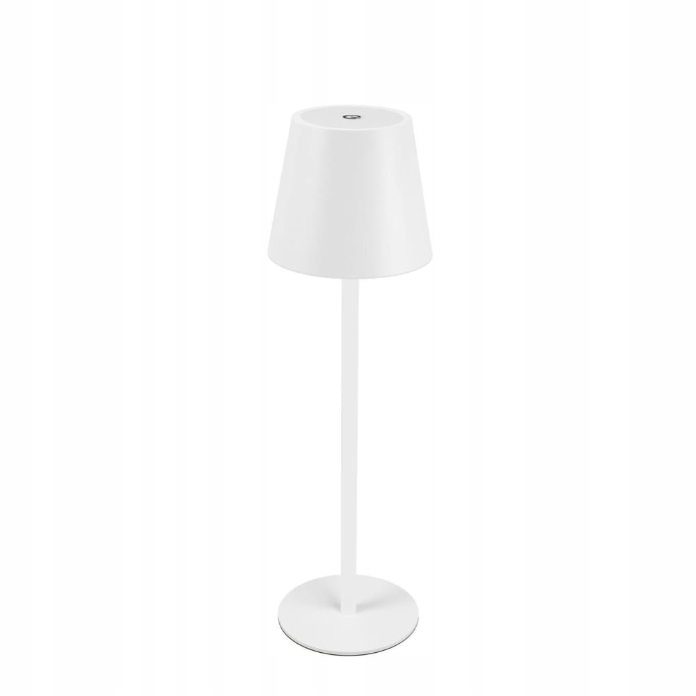 Lampe de table en fer blanc 11x11x37.5cm led