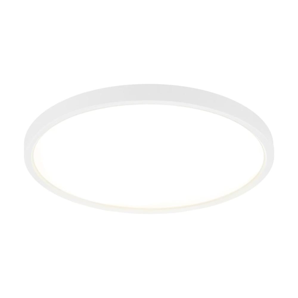 Plafonnier en plastique blanc 30x30x2.4cm led 4000k 24w
