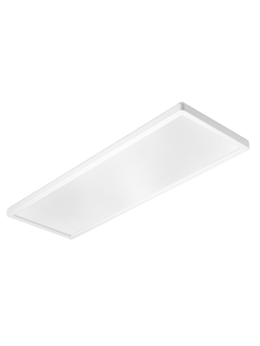 Plafonnier en pvc blanc 58x20x3.1cm led 4000k 24w