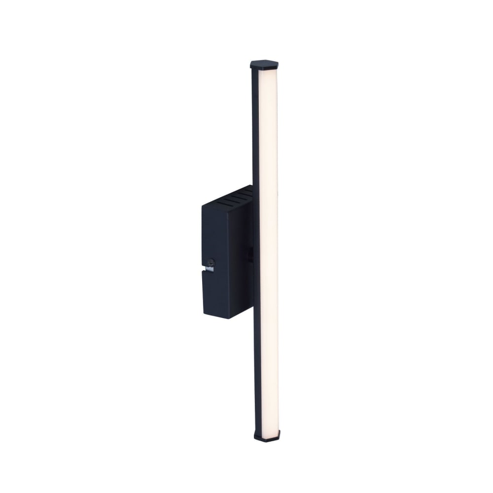 Plafonnier en fer noir 34.2x10x5.5cm led 3000k 6w